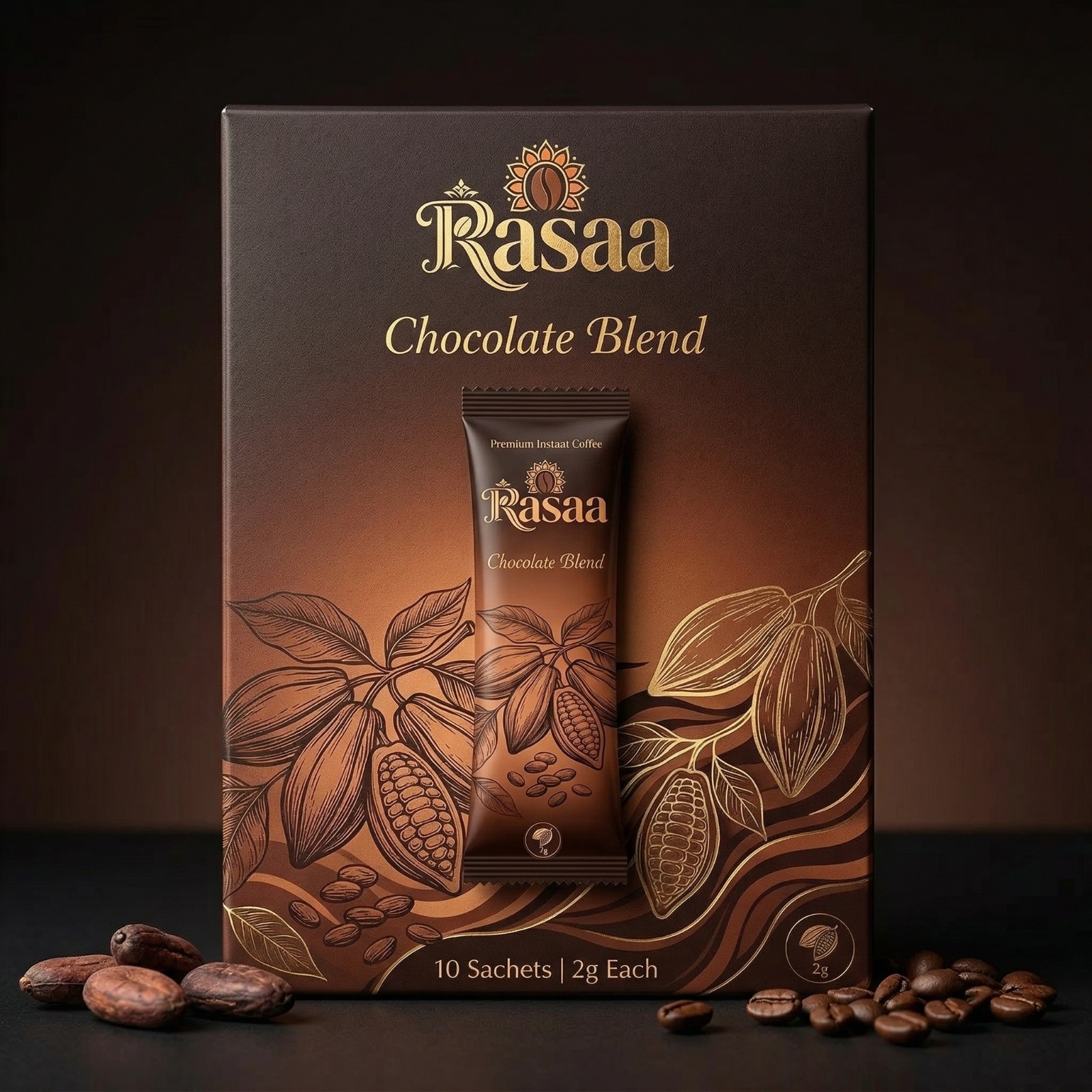 Rasaa Chocolate Blend 10-sachet box
